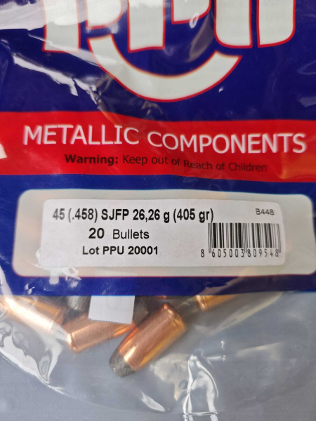 .45- .458 405gr SJ-FP  20 Stück